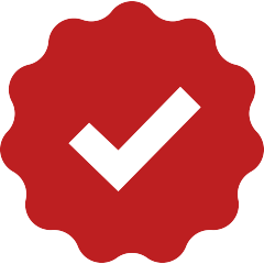red checkmark icon